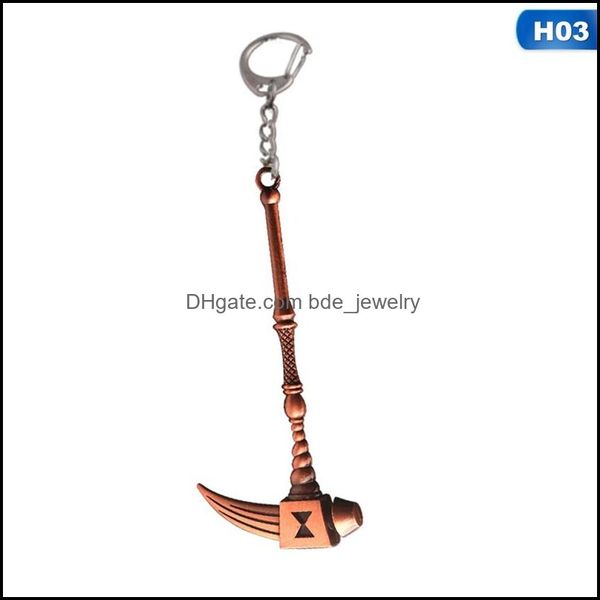 Porte-clés Lanyards The Seven Deadly Sins Axe Décapsuleur Porte-clés Nanatsu No Taizai Escanor Divine Rhitta Porte-clés pour hommes Jewe Dhrrq