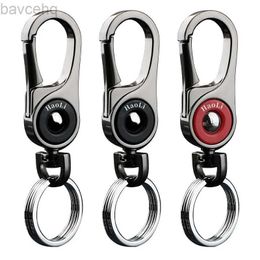 Keychains Lanyards Titanium Carabiner Key Clip EDC Key Ring Loop Hook Titanium Car Keychain Creative avec Collacew Keychain Pendant Pendant Gift for Man D240417