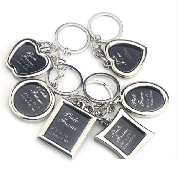 Porte-clés Lanyards Ups Fedex Blank Metal PO Porte-clés Nouveauté Heart Lover Key Ring Charm Holder Chaînes Drop Livraison Mode Accès Dhzmb