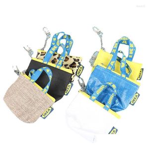 Porte-clés Longes Femmes Mode Porte-monnaie Mini Portefeuille Pochette D'argent Porte-clés Titulaire De La Carte Petit Zip Sac Bleu Couleur Zipper Drop Deliv Dhfyb