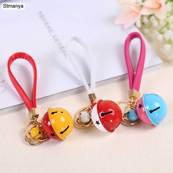 Keychains Lanyards Women New Two Color Bell Chain Chail Bag Bag Cor Fashion Holder Accesorios Best Gift Jewelry K1930 Q240403