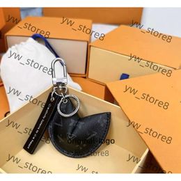 Keychains Lanyards YY Fortune Cookie Bag Hanging Car Flower Charm Jewelry Women Men Gifts Fashion PU Leather Key Chain Accessories Motion Current f76e