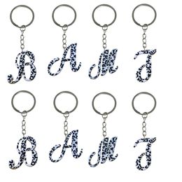 Keychains Lanyards Zebra Large Letters Keychain Tags Goodie Bag Stuffer Christmas Gifts And Holiday Charms Key Chain Ring Gift For Fan Ot6Xe