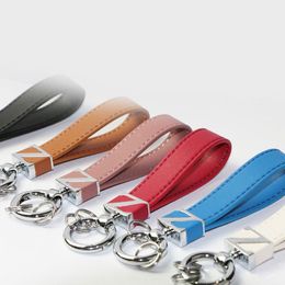 Keychains lederen auto sleutelhanger sleutels sleutelhanger sleutels vinder ringhouder verzamel met d paardenringen decoratie promotie cadeau mannen vrouwen