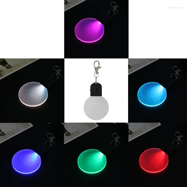 Porte-clés LED Porte-clés Acrylique pour porte-clés Portable Maison Voiture
