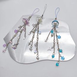 Porte-clés Lily de la vallée méduse charme de téléphone coquette fée porte-clés décoration de lanière