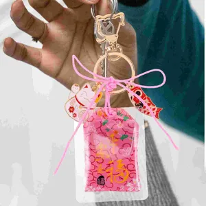 Porte-clés médaillon pendentif porte-clés anneau Fortune porte-clés suspendu décor créatif japonais hommes femmes