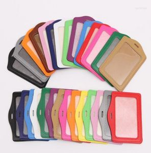 Keychains Lot 100pcs 12color DIY CARTE ID CRÉDIT PU BADGE BUSTIFFE COLOR MIXT1850642