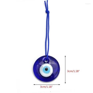 Porte-clés Lucky Turc Grec Evil Blue Eye Charm Pendentif Lampe Verre Voiture Maison Amulet278y
