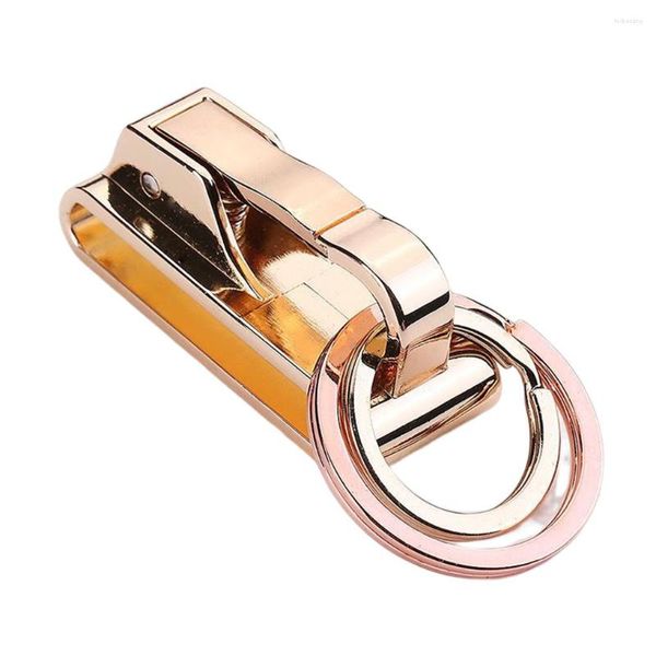 Llaveros Hombres Cinturón Llavero Aleación Anillo Cintura Hebilla Colgante Ornamento Clip Metal Artesanía Joyería Cintura Colgante Llaves Monedero