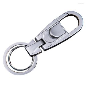 Porte-clés hommes femmes accessoires maison durable multifonctionnel affaires voiture porte-clés robuste solide porte-clés en alliage de zinc polissage cadeau Miri2
