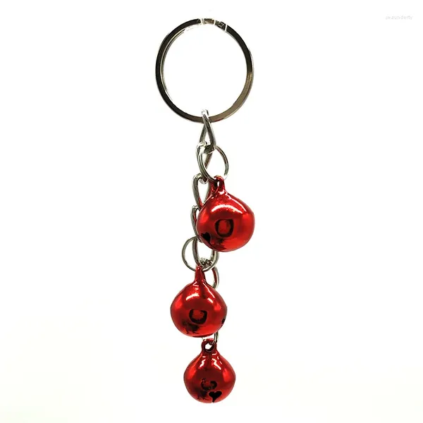 Keychains Campanas de metal encanto lindo llavero anillo de llaver