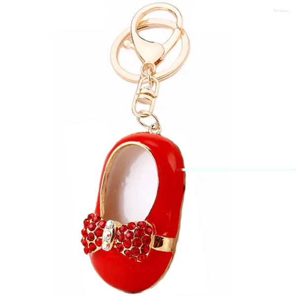 Porte-clés métal cristal arc chaussures porte-clés femmes sac porte-clés voiture porte-clés Porte Clef charmes sac à main pendentif Chaveiros R082