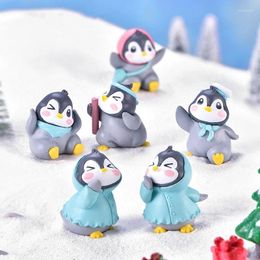 Sleutelhangers Mini Schattige Pinguïn Huwelijkscadeau Micro Landschapsdecoratie Fairy Garden Bonsai Poppenhuisornamenten