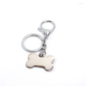 Porte-clés Mini I Love My Dog And Bone Keychain Lovely Pendentif Keyring Friend Pet Gift For Lovers