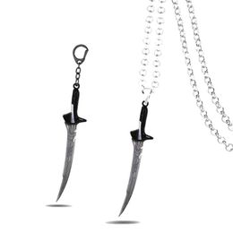 Porte-clés films Alita Battle Angel, pendentif épées en métal pour hommes, bijoux pour enfants, cadeaux 270Q