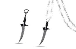 Keychains Movies Alita Battle Angel Collier Metal Swords Pendant Men Jewelry Kidd Kids Gifts2242841