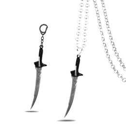 Keychains Movies Alita Battle Angel Collier Metal Swords Pendant Men Bijoux Key Chain Kids Gifts254y