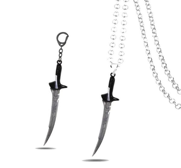 Keychains Movies Alita Battle Angel Collier Metal Swords Pendant Men Bijoux Keylry Kids Gifts9030277