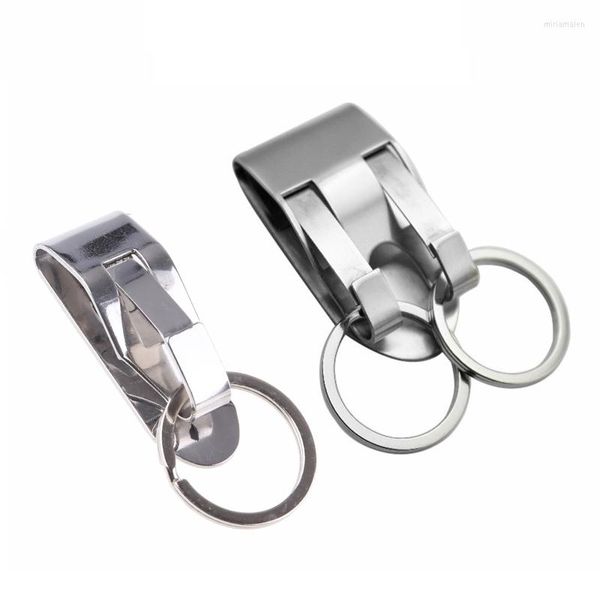 Llaveros Metal multiusos Para LLAVERO Cadena Keeper Doble anillo/Insignia de un solo anillo