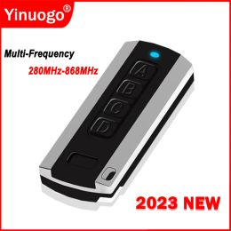 Keychains Multifrequency Garage Door Remote Duplicator 280MHz868MHz Zelfcopy Variabele code Grabber Barrier Keychain -zender