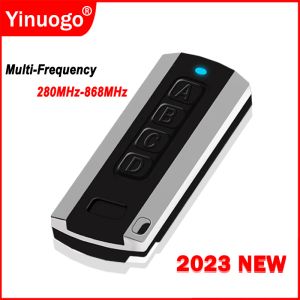 Keychains Multifrequency Garage Door Remote Control Duplicator 280MHz868MHz Self-Copy Variable Code Grabber Barrière de la barrière