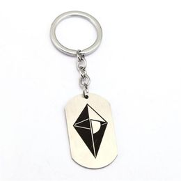 Porte-clés No Man's Sky Porte-clés Mans Dog Tag Porte-clés Chaveiro Jeu Chaîne Pendentif Hommes Cadeau Bijoux YS102183300M