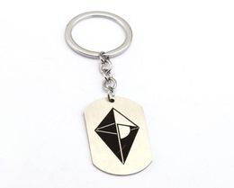 Keychains No Man039 Sky Keychain Mans Chog Tag Tag Honder Honder Chaveiro Game Pendant Men Gift Bijoux YS1021838632552