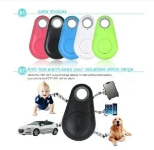 Keychains Original Mini Pet Smart Tracker Bluetooth 4.0 GPS Locator d'alarme Keychain pour animal de compagnie Cat Child Itag Tracker Key Finder Collar