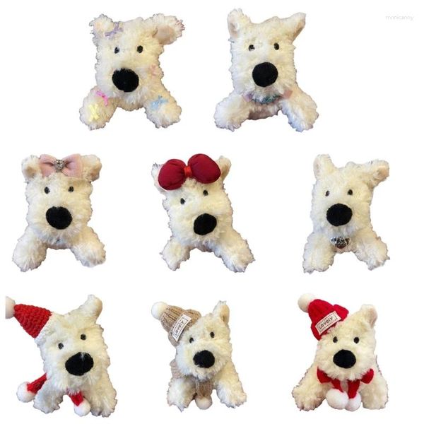 Llaveros muñecos de perro de peluche llavero mochila colgante bolsa suministros para fiesta Dropship