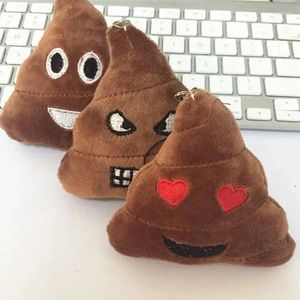 Keychains Poop Keychain Doll Plux Pendant Children's Funny Funding Toys Kids Couples Sac Sac à dos Hanging Cadeaux