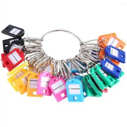 Organisateur de clés portables des porte-clés avec 30 crochets et étiquettes de printemps individuels pour plusieurs touches de concierge de clés