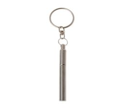 Keychains de llave de llave de llave de metal de bolígrafo de acero inoxidable de acero inoxidable