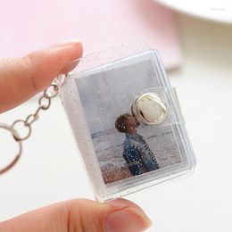 Keychains PVC Small PO Keychain Mini Pos Collect Book Creative Card Holder met Instax Bag Pocard