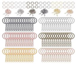 Keychains R3MC 450X Kit de bagues de chaîne de clés colorée comprenant 90x clés avec 180xjump 180xcrèce de la broche à l'œil 6 Cololr186l5597002