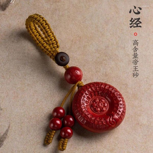 Keychains minerai brut empereur sable prajna coeur sutra boucle cuites clés et femmes célèbres style ethnique portable en gros