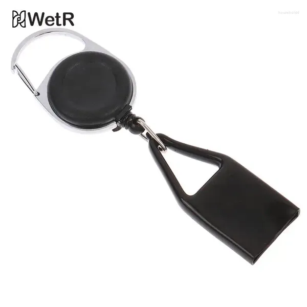 Porte-clés Porte-sac de couverture de boîtier de briquet rétractable Ceinture avec clip de corde de porte-clés Fumer