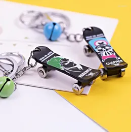 Porte-clés Scooter Porte-clés Porte-clés Charms Doigt Skateboard Décompresser Jouet Porte-Cadeau Accessoires