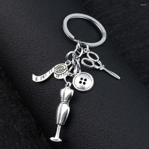 Les clés de clés de couture des ciseaux de machine à coudre ruapé de couverture de clés de la fabrication de clés de clés de clés en métal juifs accessoires