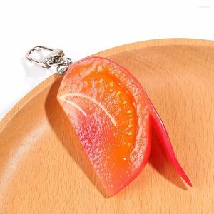 Porte-clés Simulation 3D Tomate Porte-clés Faux Modèle Alimentaire Pographie Props Jouets Amusants Pour Enfants Voiture Porte-clés Portefeuille Pendentif Bijoux Cadeaux