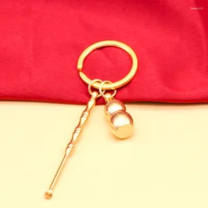 Porte-clés Simulation Modèle Oreille Cuillère Porte-clés Gourd Porte-clés De Voiture Pour Hommes Femmes En Laiton Earpick Sac À Dos Pendentif Accessoires Outils