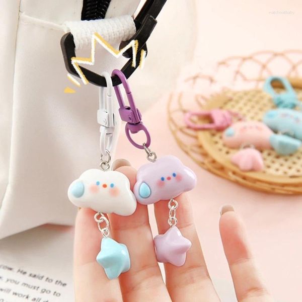 Keychains Cloud Soft and Durable Cloud Keychain accessoire excentrique Playful Star Pendant Pendants For Fun Amiding Individus