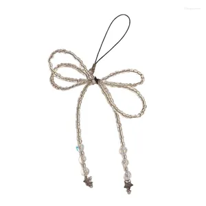 Keychains Elemy Butterfly Téléphone charme de bowknot de bowknot chain de caméra élégante pendentif porte-clés détachable pour les femmes