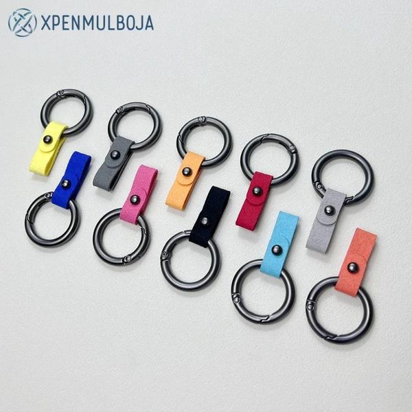 Keychains Car Keychain Keychain en cuir clé Men de la chaîne de corde Femmes Chaîne de corde Charme de charme Gift Bijoux Business