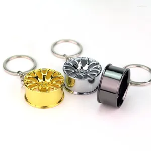 Keychains le modèle rapide et furieux de la bijouterie Logo Rim Modèle de jante Key Ring Keyring Keychain Chain Lovers Gift