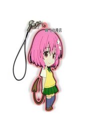 Keychains To Love Original Japanese Anime Figure Rubber Phone Mobile Phone Chainstrap E0408473630