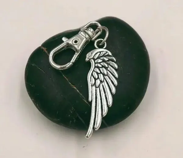 Llaveros Vintage Eagle Feathers Llavero para llaves Monedero de coche Bolso Charm Key Ring Bolso Pareja Langosta Broche Joyería