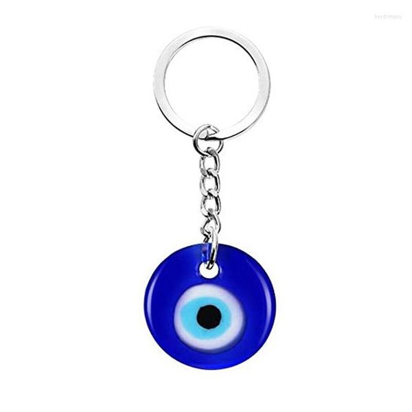 Llaveros Vintage Lucky Blue Glass Turquía mal de ojo llavero para hombres mujeres moda bolsa colgante accesorios coche llavero joyería pareja regalo