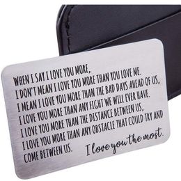 Porte-clés portefeuille insérer carte cadeaux d'anniversaire pour hommes mari de femme petite amie petit ami anniversaire saint valentin cadeaux de mariage porte-clés