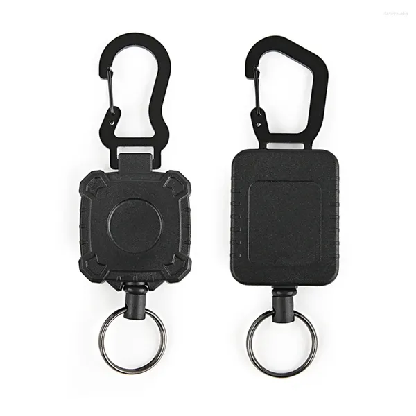 Porte-clés avec câble métallique, porte-clés d'extérieur, porte-chaîne anti-cambriolage Portable pour Camping randonnée alpinisme accessoires de voyage